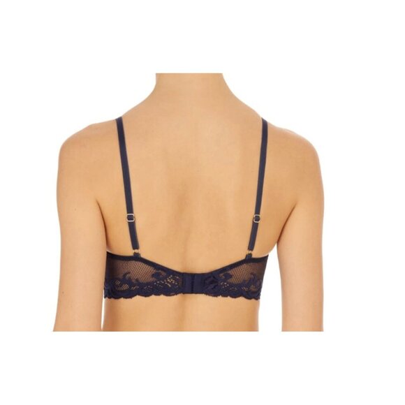 Natori 730023 Feathers Contour Plunge T-Shirt Bra Twilight ( 30DDD ) - Picture 3 of 5